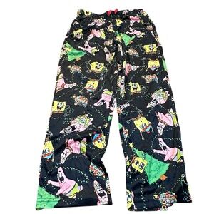 Women’s SpongeBob SquarePants Christmas Pajama Pants – Size M